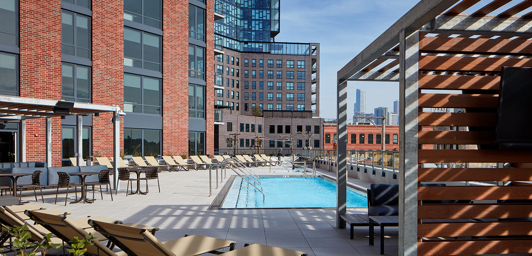 Take a dip in luxury at our glistening rooftop pool, where breathtaking views meet ultimate relaxation.